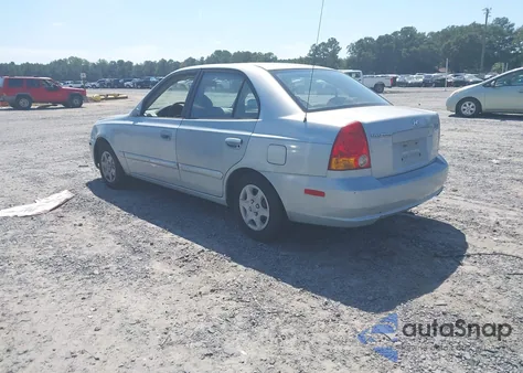 2004 Hyundai Accent Gl from USA, damaged, VIN KMHCG45C34U499258